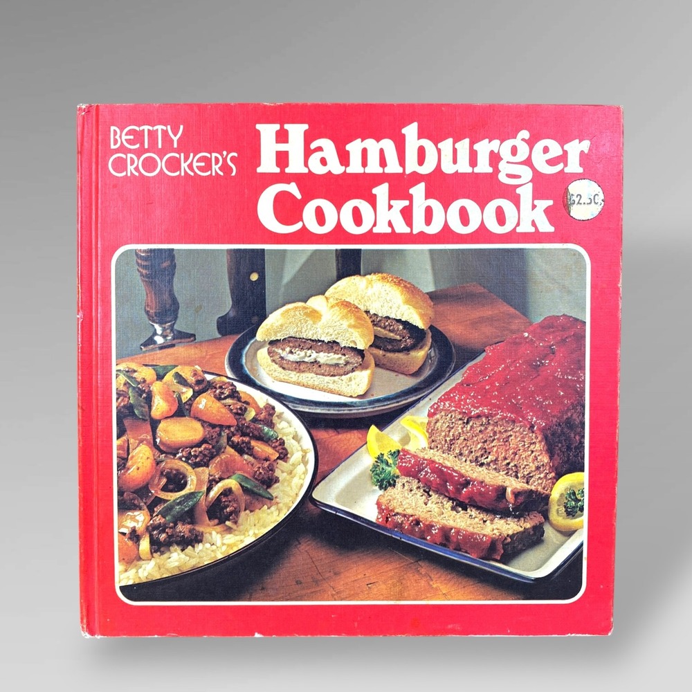 Betty Crocker Hamburger Cookbook 1973 Vintage Recipe Book First Printing